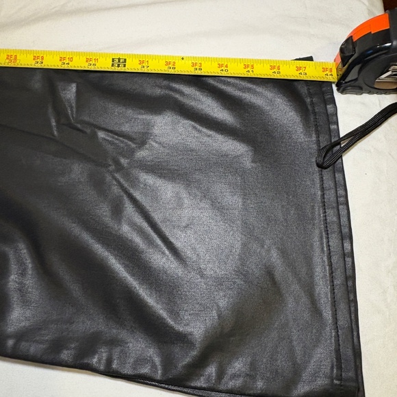 Kut From The Kloth Womens Size 16 W High Rise Fab Ab Flare Faux Black Leather - Picture 5 of 13